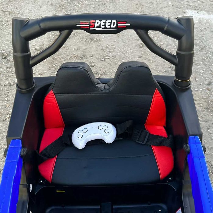 Masinuta electrica copii 4x4, 2-4 ani,CAPE-X, 100W,12V, scaun tapitat