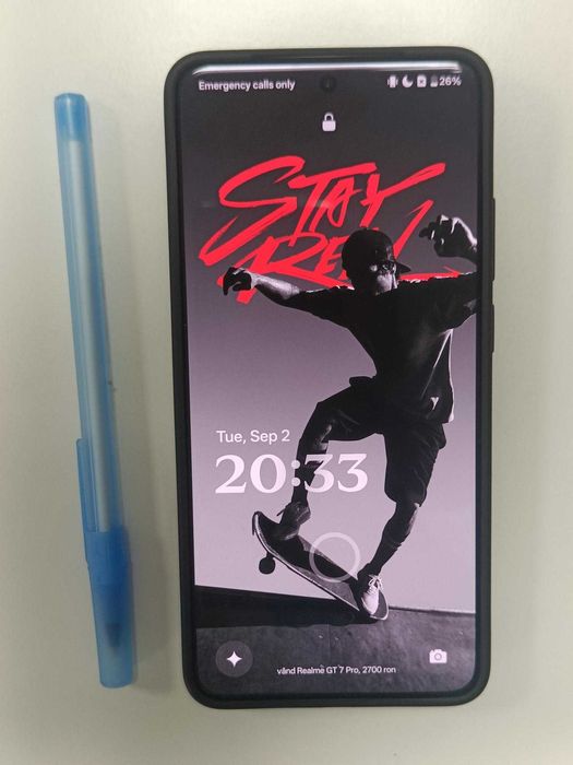 Realme GT 7 PRO gray, Snapdragon 8 Elite, 12GB RAM, 256GB storage