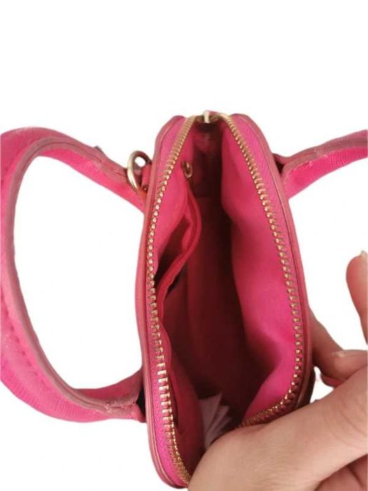 Geanta mica roz,Clockhouse