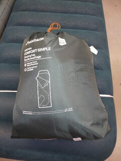 Sac de dormit de camping 0°c, Arpenaz - produs resigilat Decathlon