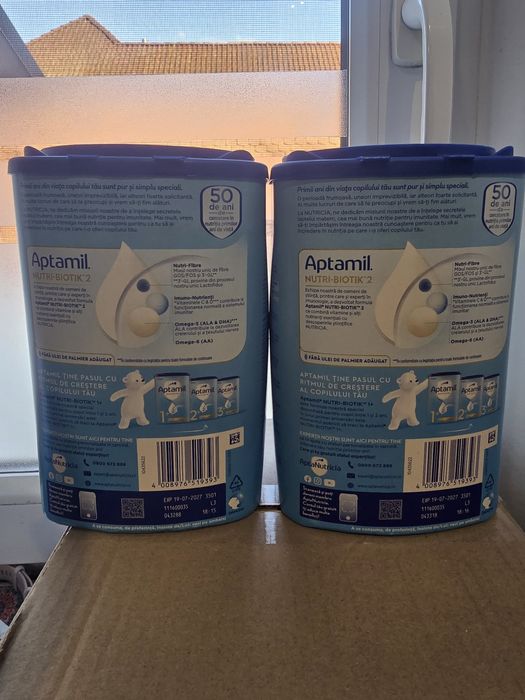 Lapte praf Aptamil Nutri-Biotik 2 Nutri Biotik 6-12 luni 800g