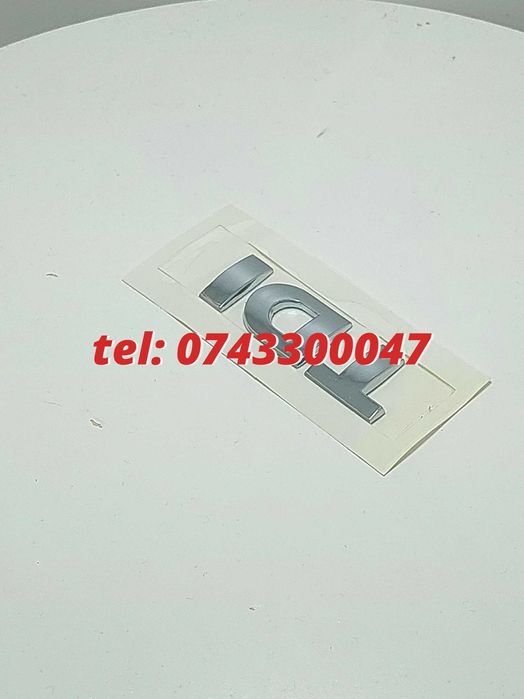 Emblema Sigla Tdi Abs Cromat Compatibil Vw Aplicare Laterala Aripa Si