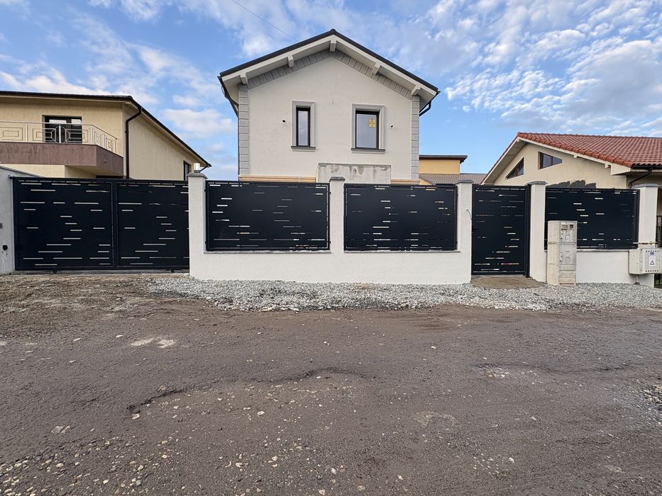 Portii/garduri/balustrazi, tabla decupata si fier forjat