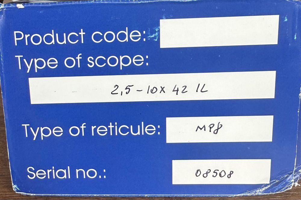 Оптика IOR 2.5-10x42