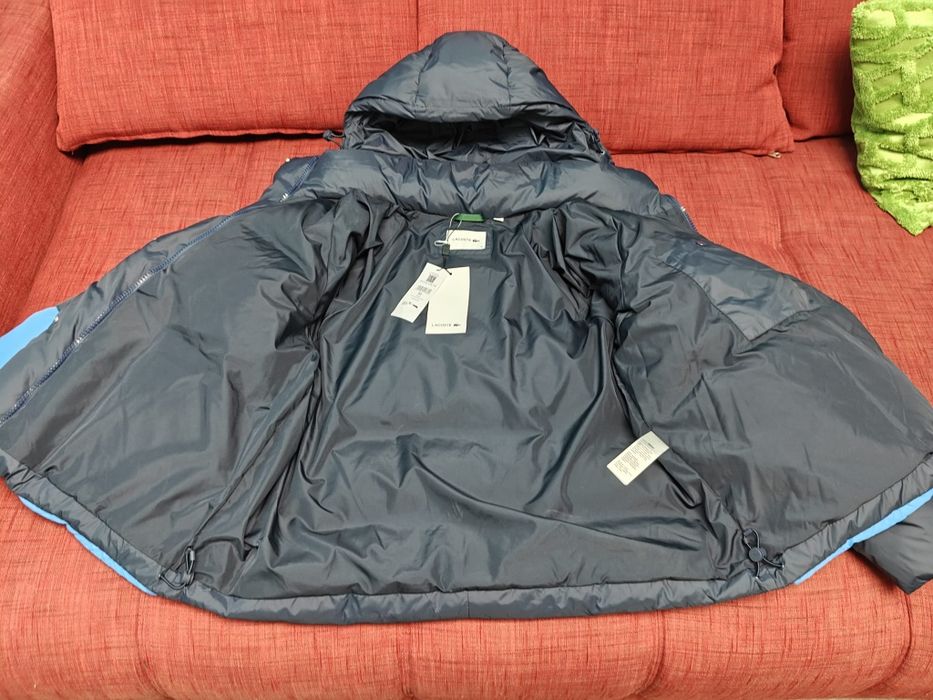 Geaca Lacoste  Oversized Removable Hood Puffer Jacket