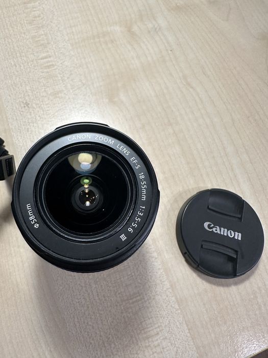 Aparat foto DSLR Canon EOS 2000D,24.1 MP, Negru + Obiectiv EF-S 18-55mm IS II