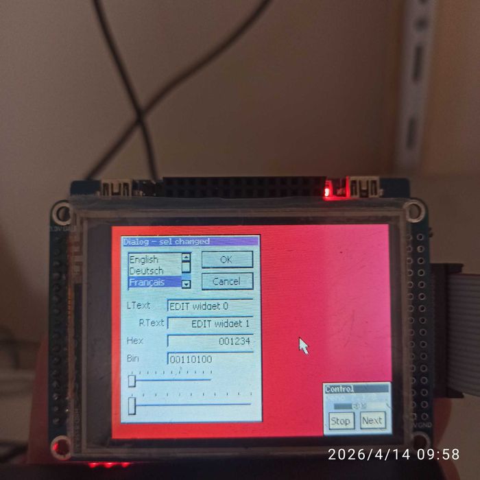 J-link interfata programare arm cortex cu display touch