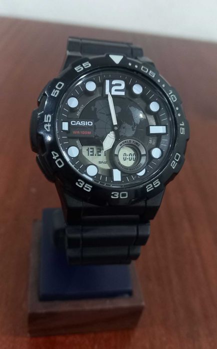 часы Casio AEQ 100 original Telememo 30