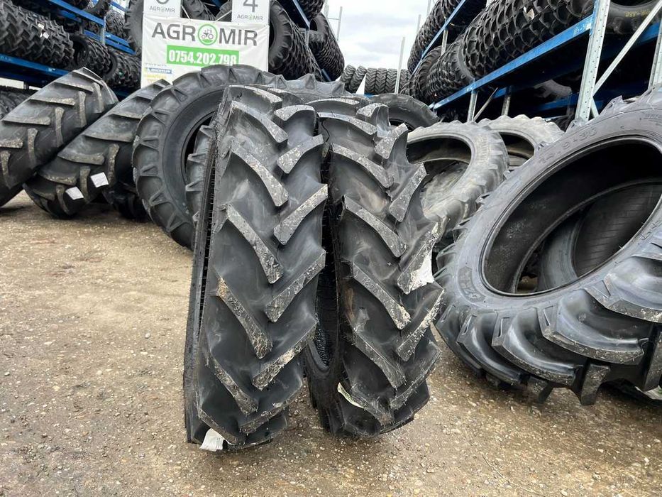 Cauciucuri noi 9.5-24 cu 8 pliuri pentru tractor fata