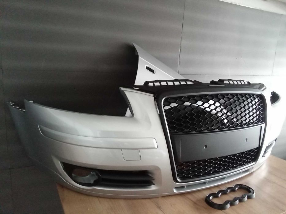 Bara Aripa Grila fata Audi A3 2005-2008 Argintiu LY7W Vopsite