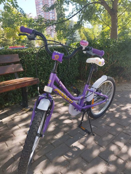 Продавам детски велосипед за момиче PASSATI BERNICE 20"