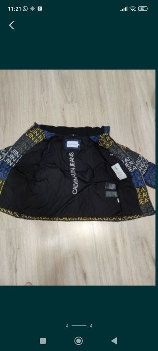 Продам куртку теплую calvin klein оригинал