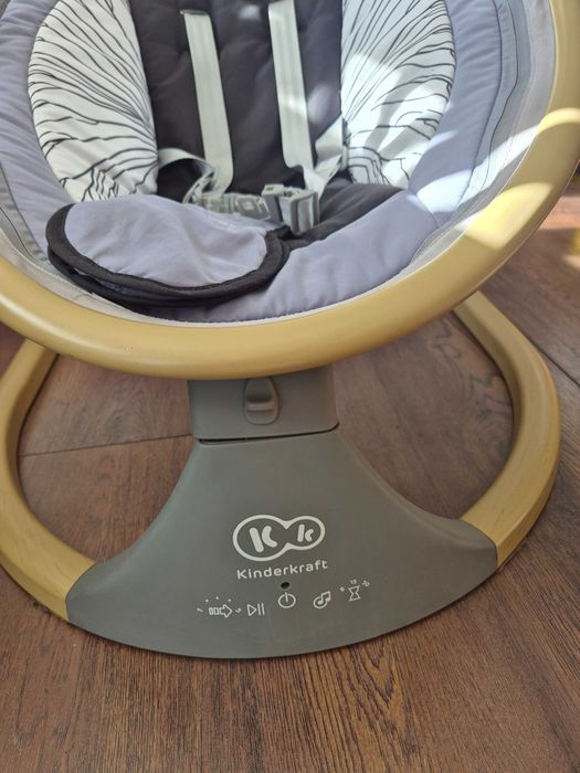 Електрическа люлка/шезлонг KinderKraft LUMI, Дървен