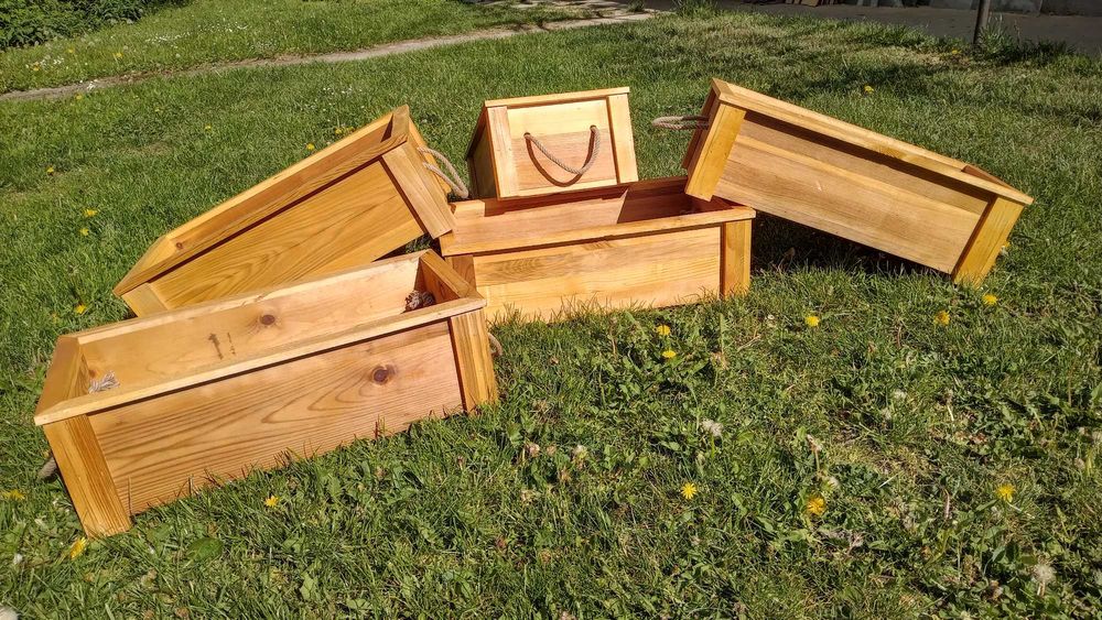 кашпи дървени кашпи