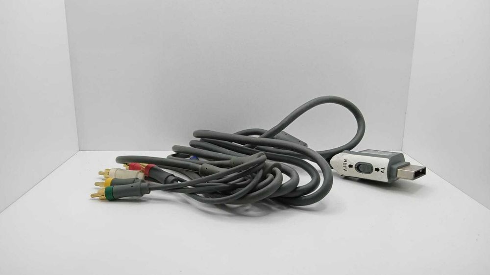 Cablu AV RCA + HDTV - Microsoft - XBOX 360 FAT / S  - original