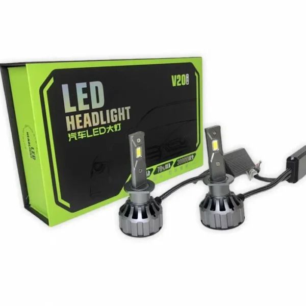 Лед крушки V20 за фарове Н1 ВИСОК клас CANBUS,Мощни /70W