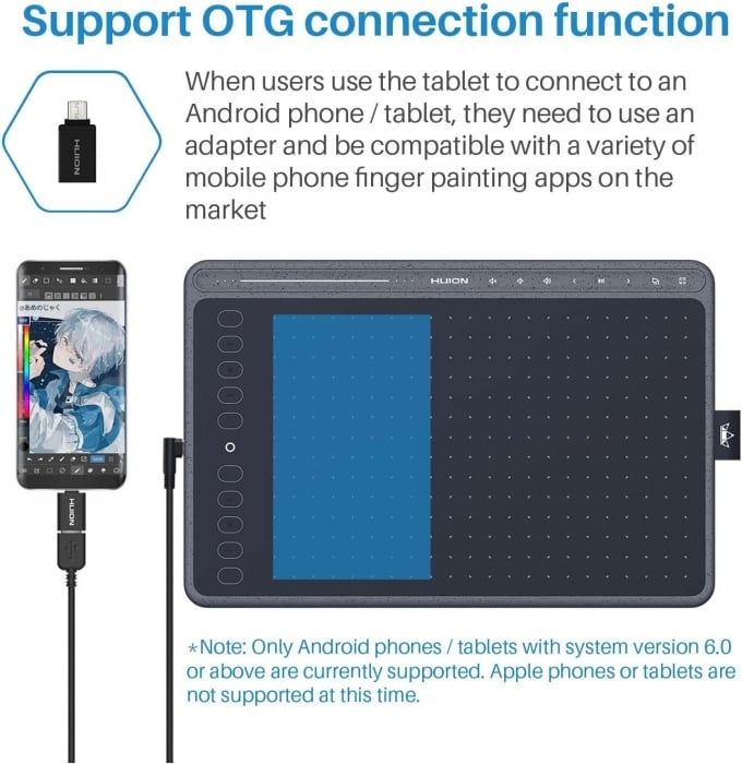 Tabletă grafică Huion HS611