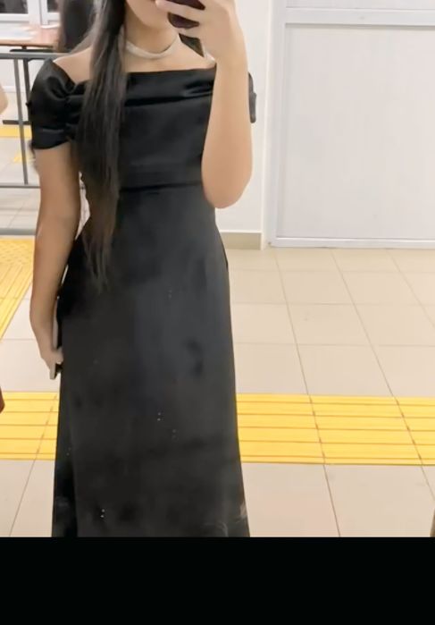 Чёрные вечернее платье, элегантные, как новые
