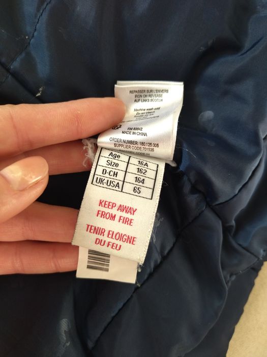 Geaca puf/ geaca groasa / blana naturală / xs/s