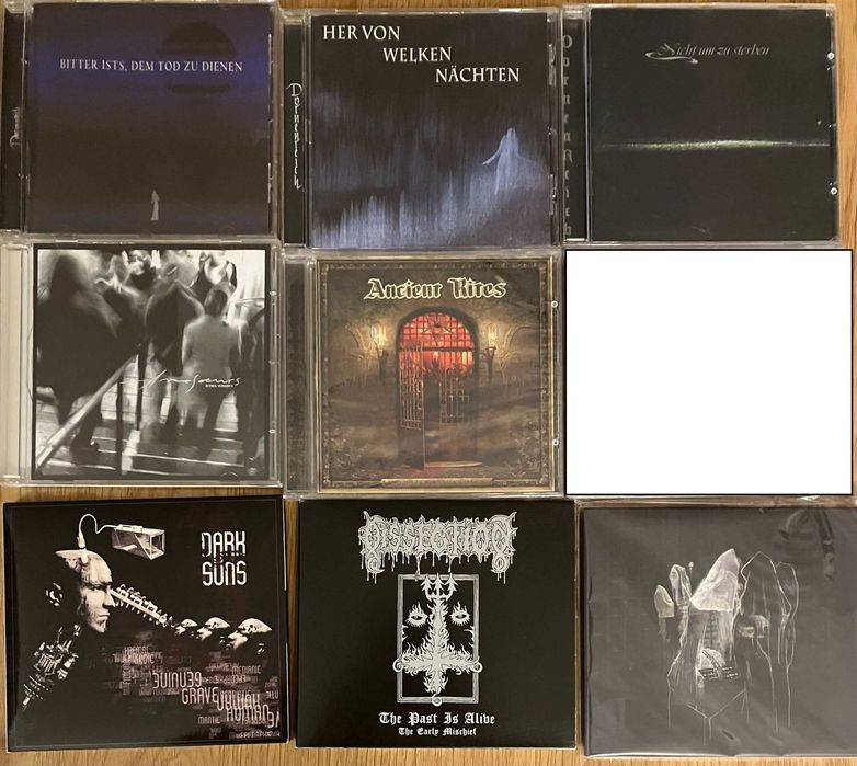 Дет, блек метъл, оригинални дискове CD metal