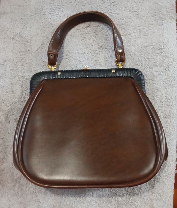 Кожаная сумочка 50-60х гг