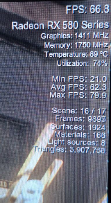 Placa video gaming RX 580 4GB 256bit GDDR5