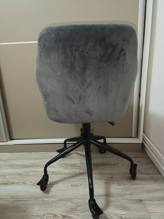 Vand Scaun de Birou / machiaj  Dr.Home Tommy - Catifea - Gri