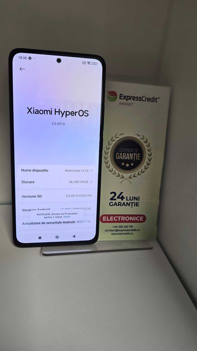 Telefon Xiaomi Redmi Note 14 ( Ag 29 Siraj ) B33867 / Garantie 2 Ani !