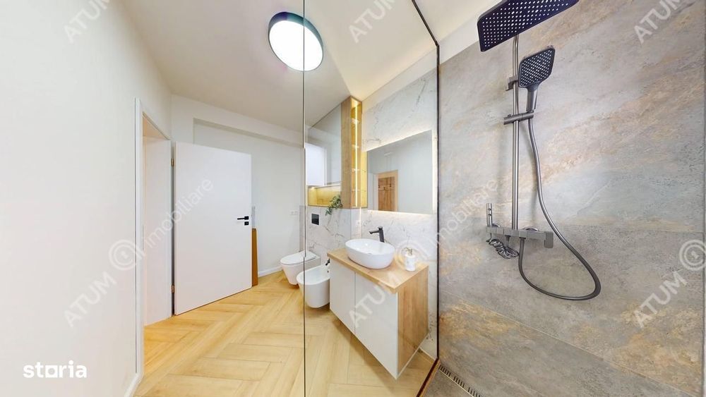 Penthouse 5 camere 3 bai parcare mobilat complet Turnisor Sibiu