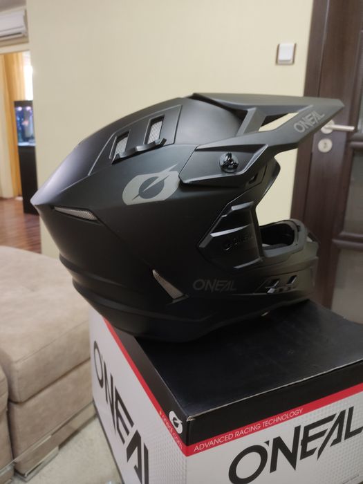 Ендуро каска O'NEAL EX-SRS solid black V-24