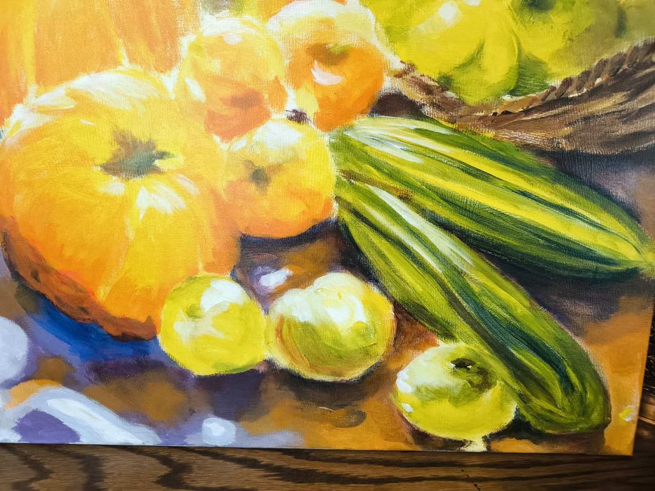 Голяма картина Натюрморт масло върху платно