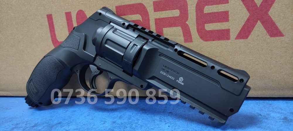 Revolver puternic 11J paintball/bile de cauciuc T4E HDR50 original