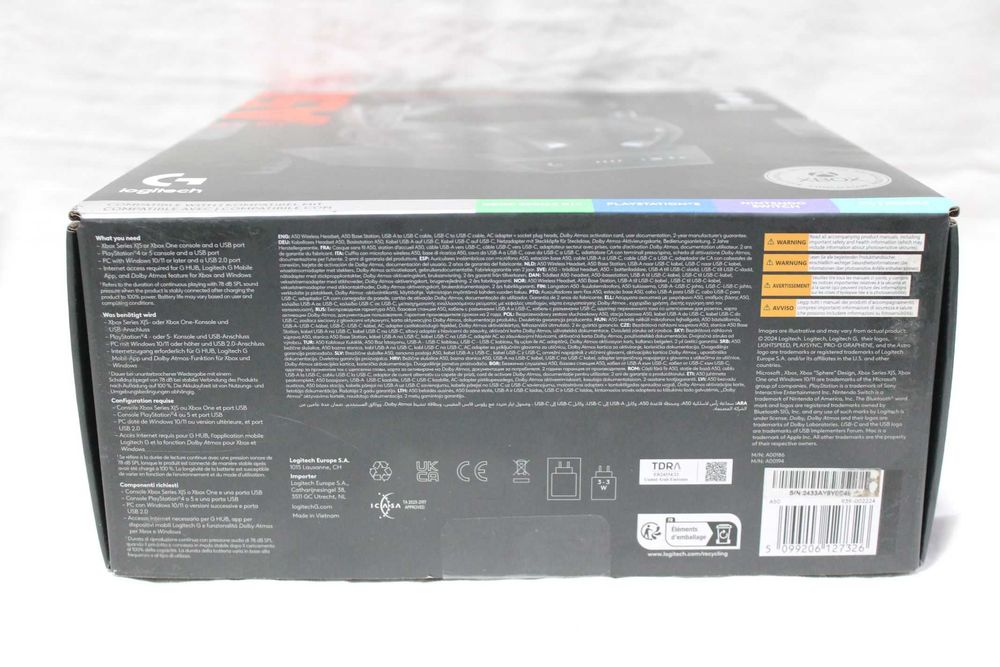 Casti Logitech A50 Astro Lightspeed Gen5 Wireless Xbox X PS5 Switch PC