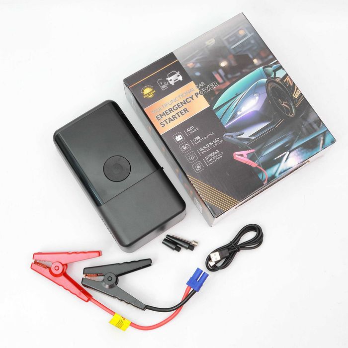 Jump starter Стартер портативная аккумулятор пуско зарядное устройства