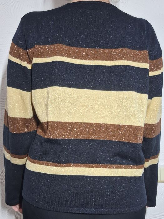 Bluza cardigan in dungi