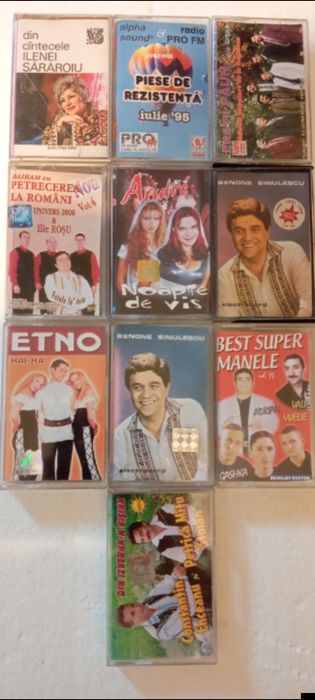 Vand loturi casete audio si cd uri cu manele populara dance