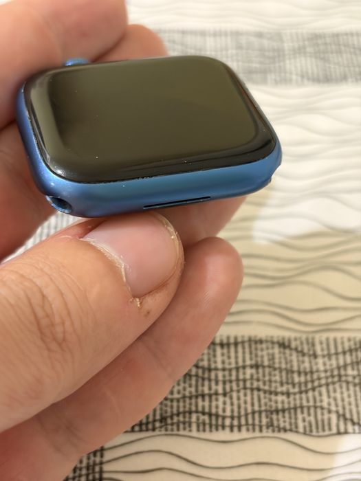 Apple watch series 7 45mm blue + 12 каишки