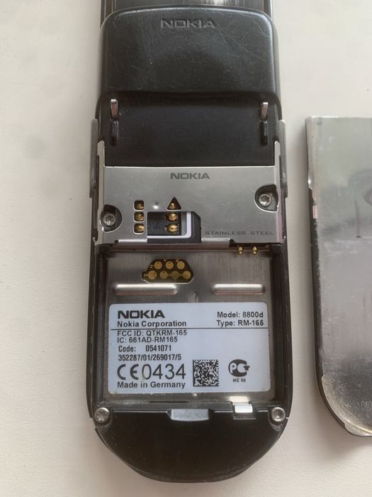 Nokia 8800d черный цвет