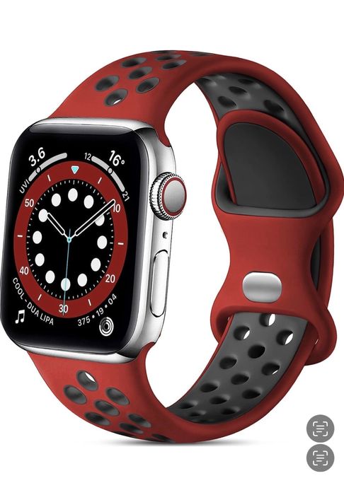 Curea Silicon Perforat Apple Iphone 38/40/41/42/44/45/46mm Seria 1-10