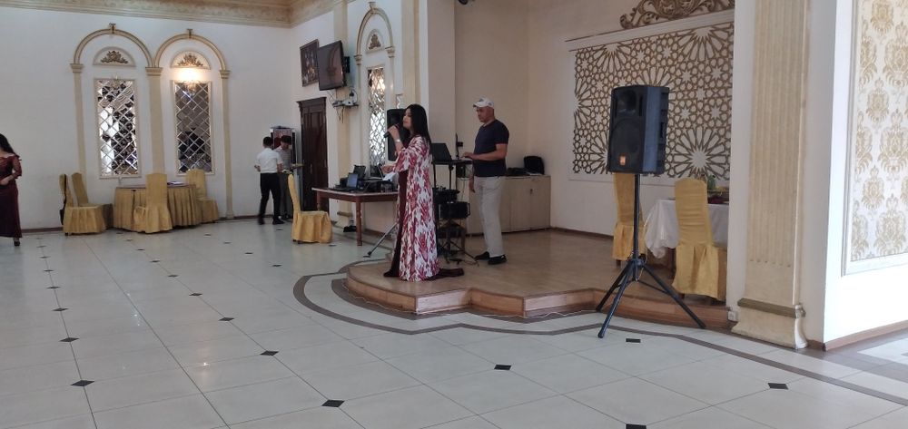 Ош, никох, банкет ва бошқа маросимлар учун усилител, колонка ва ансамб