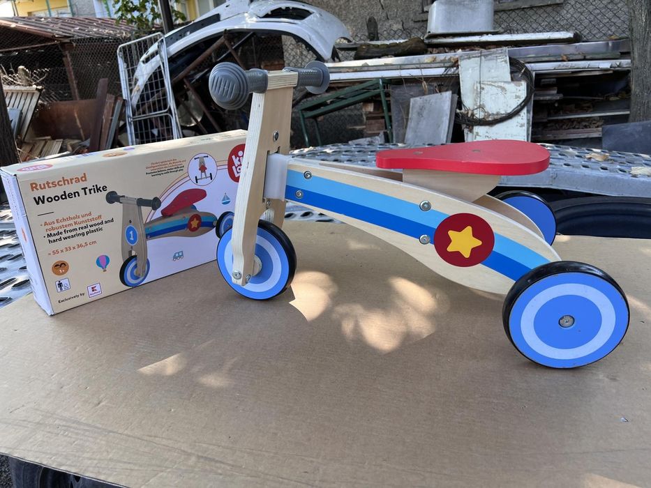 Продавам баланс колело от дърво