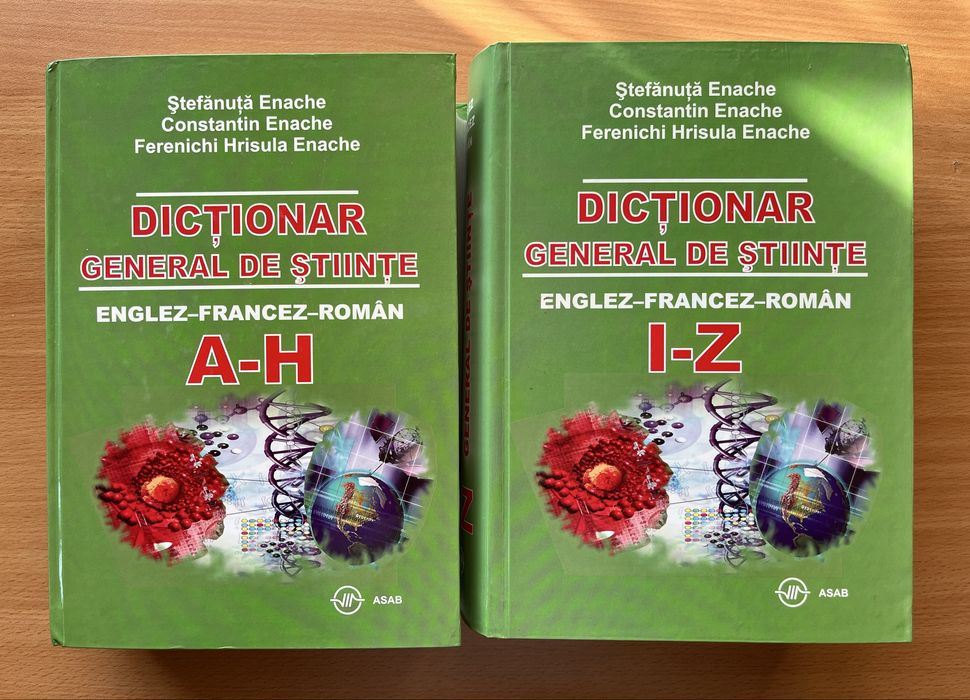 Dicționar general de științe en-fr-ro (2 vol.) - Ștefanuță Enache