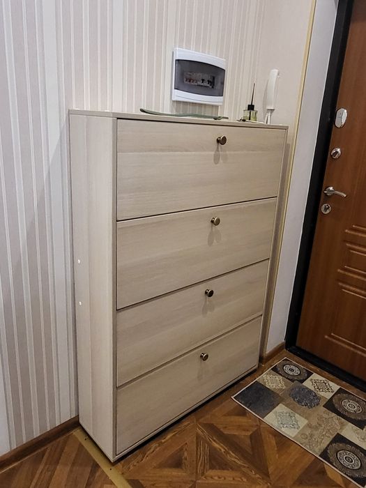 Шкаф для обуви, цвет  бежевый