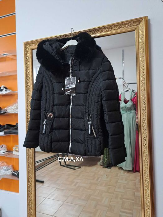 Дамско дебело зимно яке С,М,Л,ХЛ