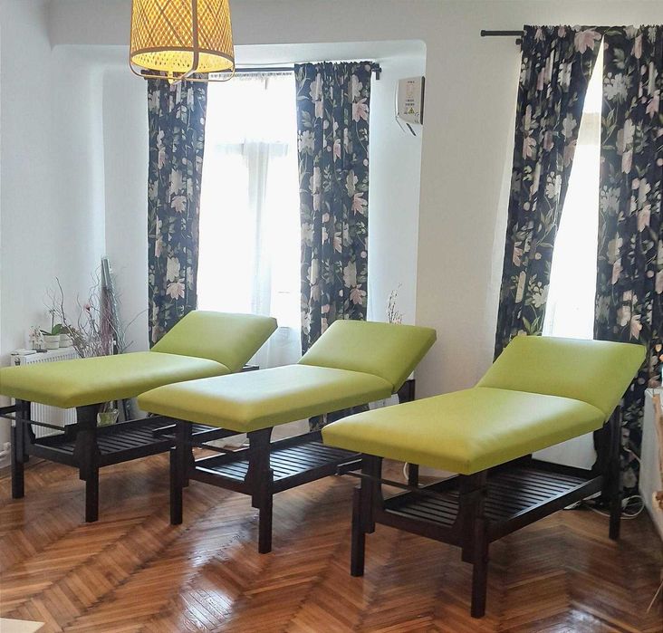 Masă de masaj - staționară profesională. Pat de masaj făcut pe comandă