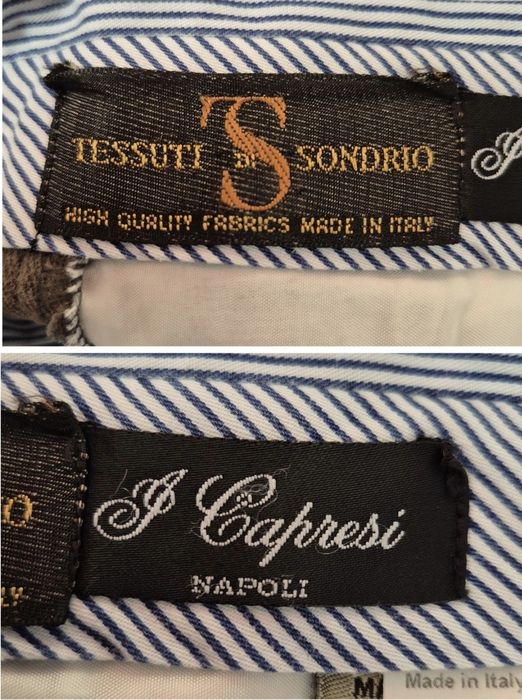Pantaloni grosi de Lux Capresi Napoli, Tesătură Tessuti di Sondrio 58