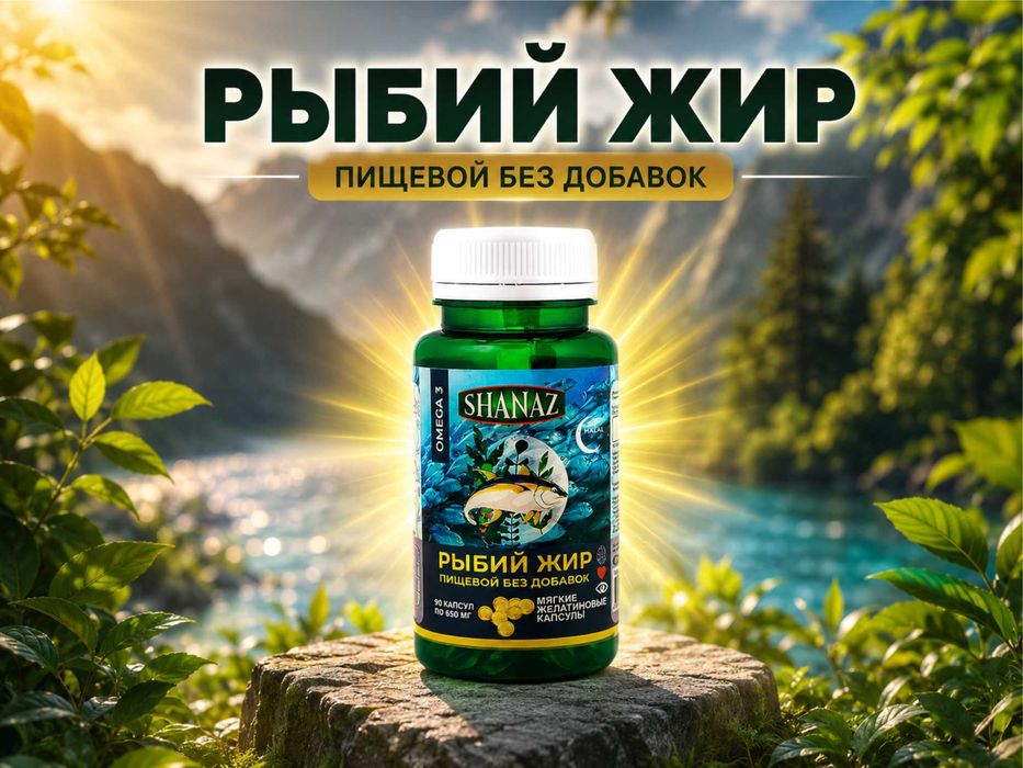 РЫБИЙ ЖИР 650 мг 90 капсул