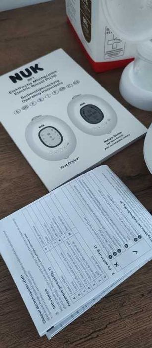 Pompa electrica dubla, reincarcabila, pentru san NUK Nature Sense