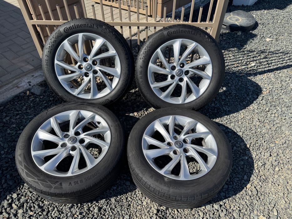 Jante aliaj opel Astra K 16 cu cauciucuri de vară