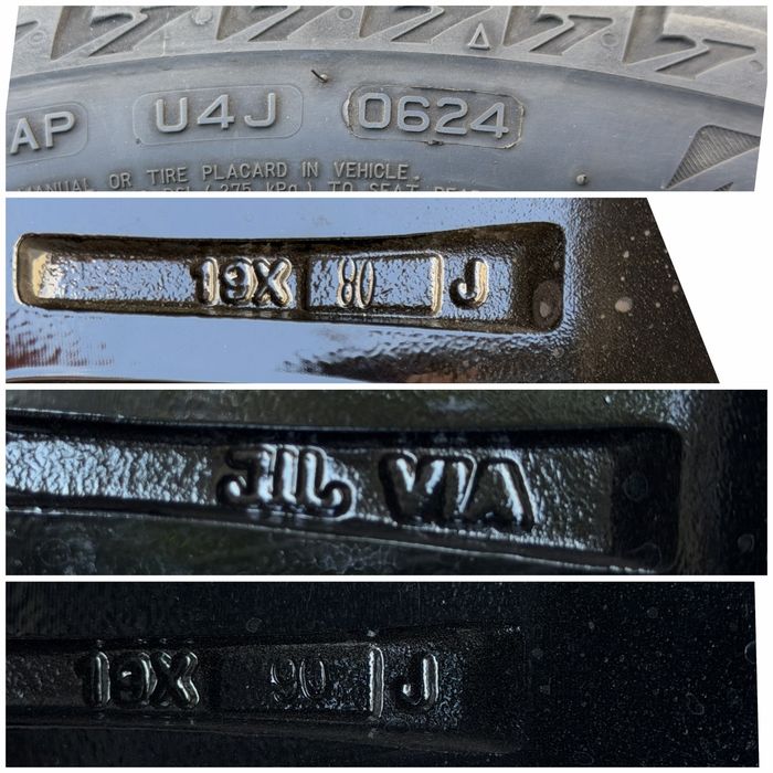 Джанти+ Гуми за Мерцедес/Mercedes 19 5x112 НОВИ